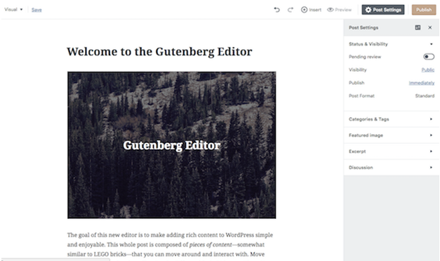 Gutenberg Editor