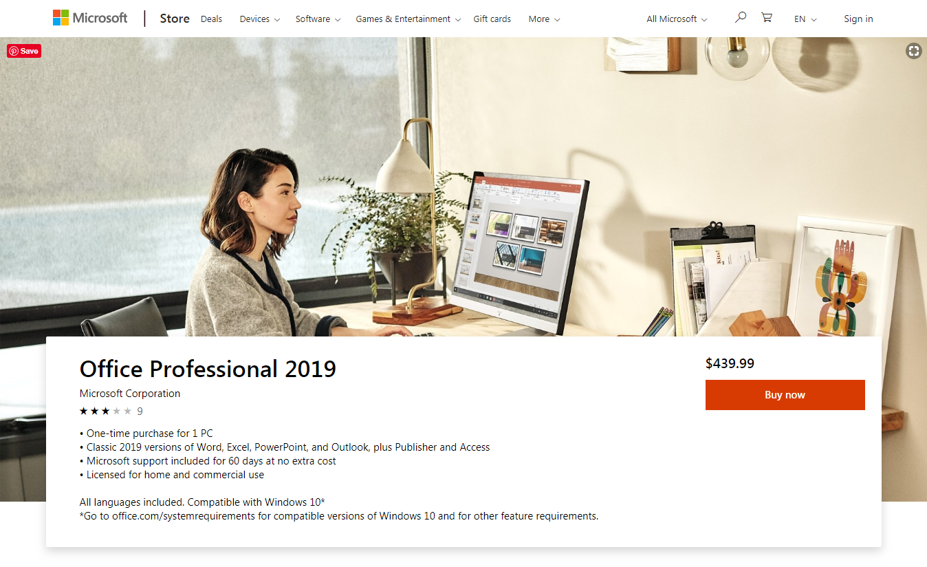 Buy Now Microsoft Office Professional 2019