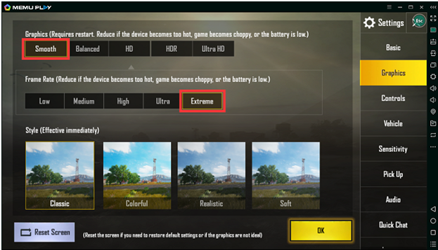 PUBG mobile to HD