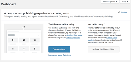 Get Gutenberg Block Editor